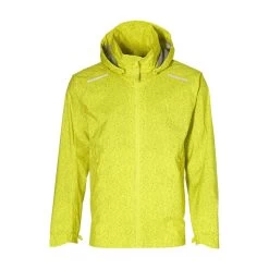 BASIL Veste De Pluie Pour Vélo Hommes Skane HiVis, Jaune Fluo