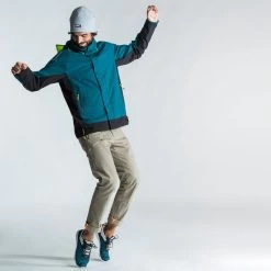 Tribord Blouson De Voile - Veste De Pluie Sailing 500 Homme Pétrole Jaune -Fishing Shop blouson de voile veste de pluie sailing 500 homme petrole jaune 4