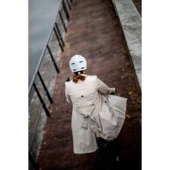 CASQUE DE VILLE POUR VÉLOS ÉLECTRIQUES E-CITY BLANC -Fishing Shop casque de ville pour velos electriques e city blanc 3