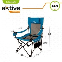 Chaise Longue Pliante De Camping Aktive -Fishing Shop chaise longue pliante de camping aktive 6