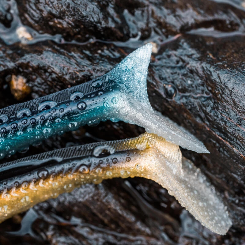 COMBO Leurres Souples Shad Lançon EELO 150 25g AYU/BLEU 9 COMBO Leurres Souples Shad Lançon EELO 150 25g AYU/BLEU – Image 7