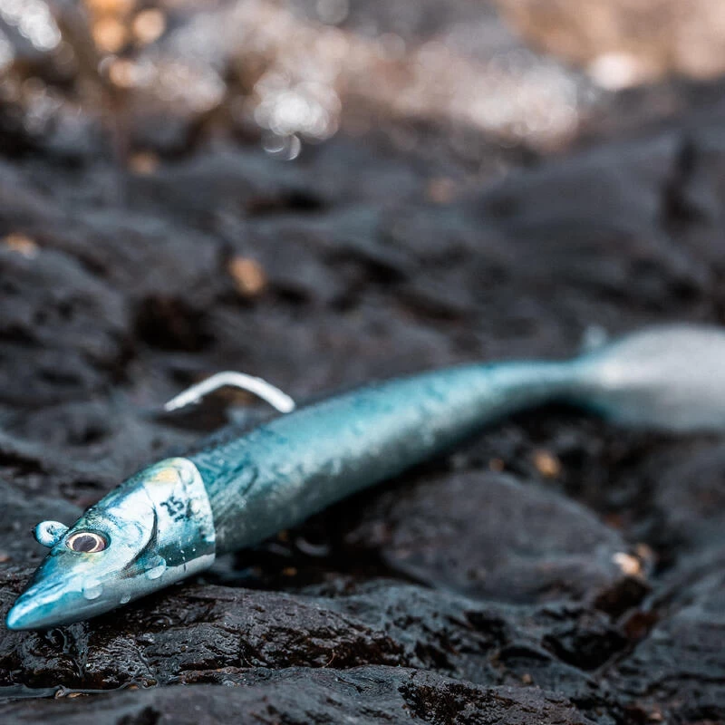 COMBO Leurres Souples Shad Lançon EELO 150 25g AYU/BLEU 11 COMBO Leurres Souples Shad Lançon EELO 150 25g AYU/BLEU – Image 9