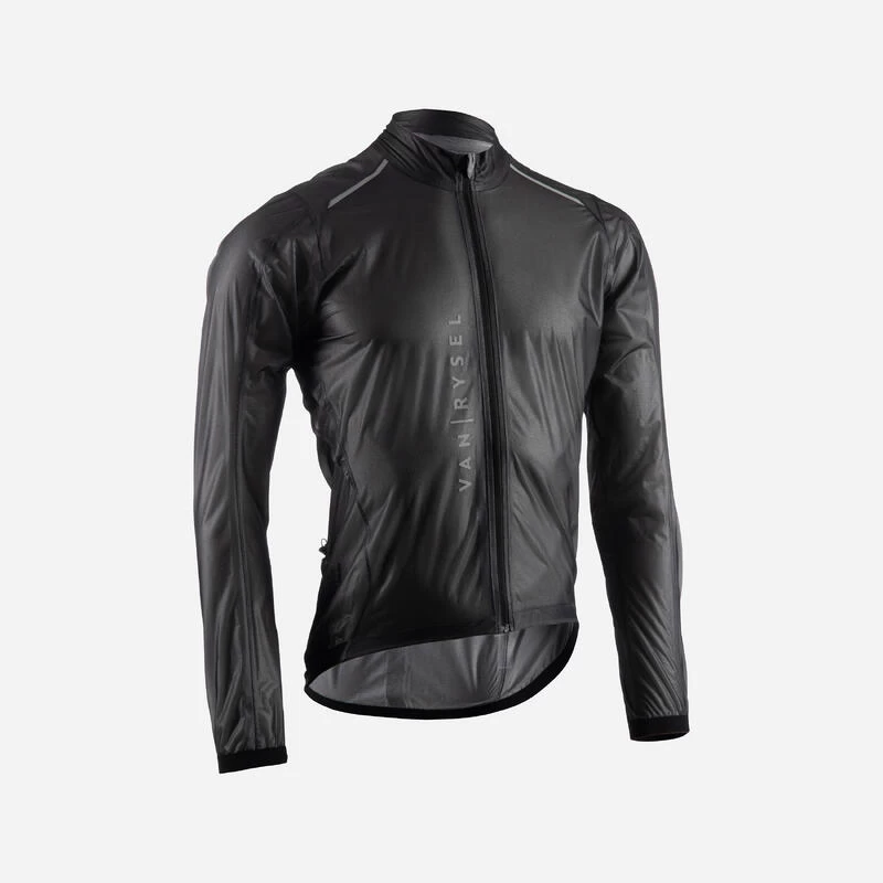 Coupe Pluie Vélo Route Manches Longues Homme - Racer Ultralight Noir 3 Coupe Pluie Vélo Route Manches Longues Homme - Racer Ultralight Noir