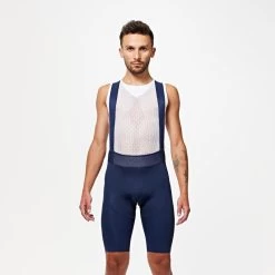 Cuissard Vélo Route été Homme Racer 3 Bleu Marine