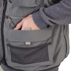 GILET De Pêche 500 Gris -Fishing Shop gilet de peche 500 gris 4