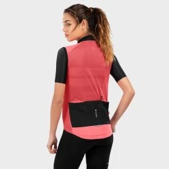 Gilet Vélo Coupe-vent Femme Cyclisme V1-W Cancano Corail -Fishing Shop gilet velo coupe vent femme cyclisme v1 w cancano corail 1