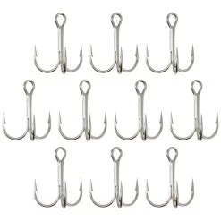 HAMEÇON TRIPLE PÊCHE HOOK TRIPLE NICKEL -Fishing Shop hamecon triple peche hook triple nickel 1