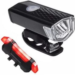 Kit D'éclairage LED Pour Vélo - Feu Avant Et Feu Arrière - 300 & 20 Lumens -Fishing Shop kit declairage led pour velo feu avant et feu arriere 300 and 20 lumens 4