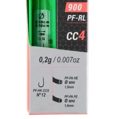 LIGNE MONTEE POUR LA PECHE DE LA CARPE AU COUP PF-RL900 CC4 0,2g -Fishing Shop ligne montee pour la peche de la carpe au coup pf rl900 cc4 02g 2