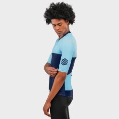 Maillot Vélo Manches Courtes Homme Cyclisme M2 Teide Bleu Marine -Fishing Shop maillot velo manches courtes homme cyclisme m2 teide bleu marine 2