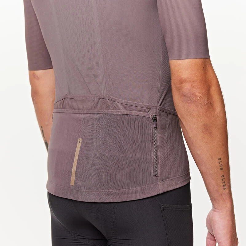 Maillot Vélo Route Manches Courtes été Homme - ENDURANCE ULTRA 2 Marron Quartz 6 Maillot Vélo Route Manches Courtes été Homme - ENDURANCE ULTRA 2 Marron Quartz – Image 4