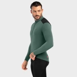 Maillot Vélo Thermique Homme Cyclisme M4 Volta Vert Armée -Fishing Shop maillot velo thermique homme cyclisme m4 volta vert armee 2