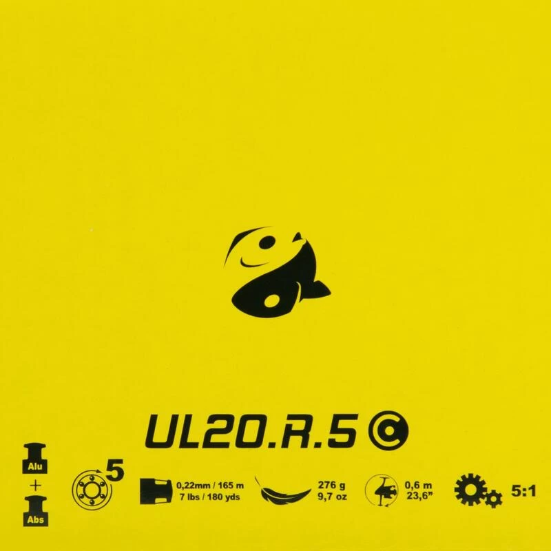 Moulinet Pêche UL20 R5C Frein Arrière - 2000 10 Moulinet Pêche UL20 R5C Frein Arrière - 2000 – Image 8