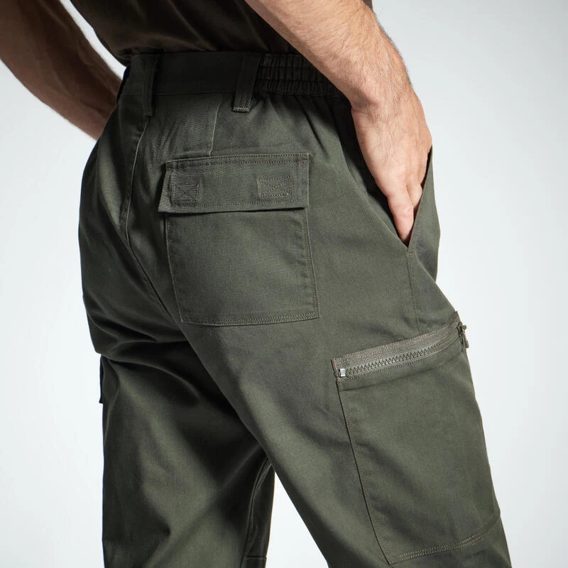 PANTALON CARGO RESISTANT STEPPE 300 VERT 7 PANTALON CARGO RESISTANT STEPPE 300 VERT â Image 5
