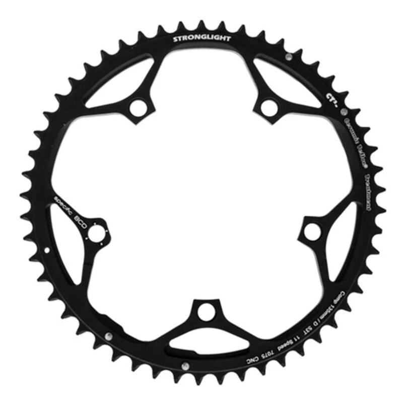 Stronglight Plateau Campagnolo Super Rec/Record/Chorus Type D CT2 11V 53T Pas 135 Noir