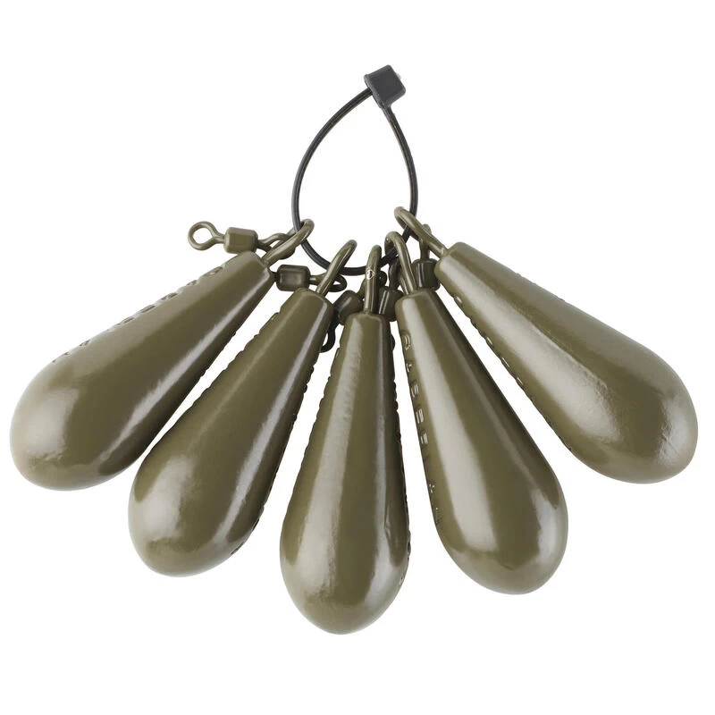 Plombs Pêche De La Carpe Plombs Distance 60g (x5) 4 Plombs Pêche De La Carpe Plombs Distance 60g (x5) – Image 2