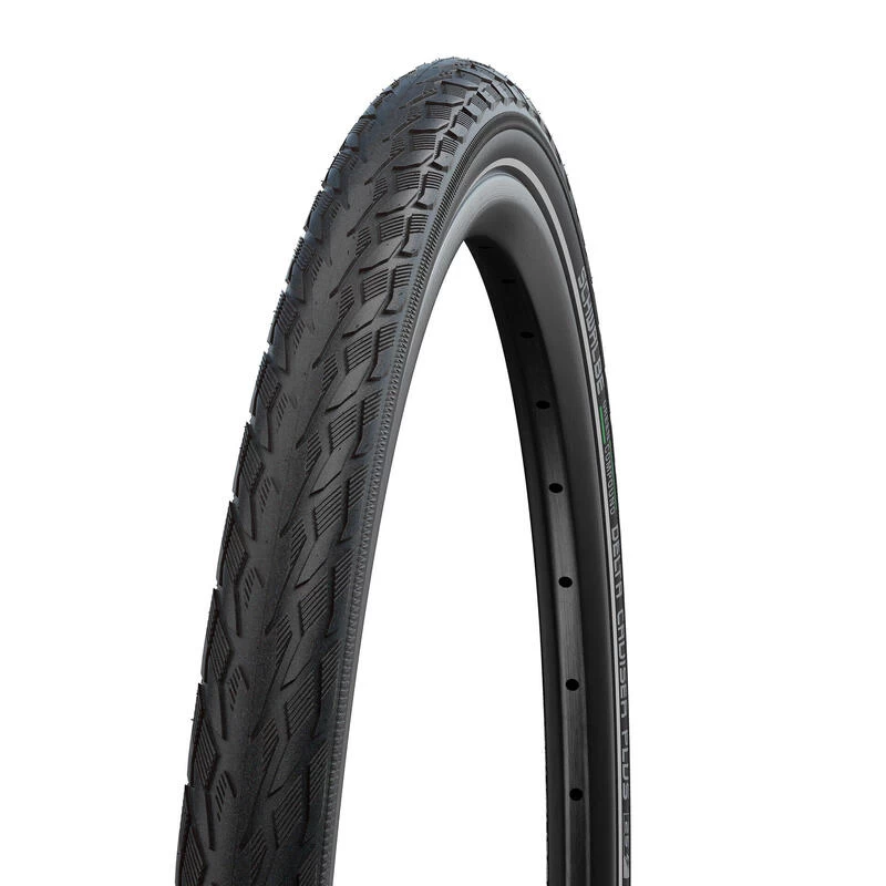 Pneu Vtc/urbain 700x32 Schwalbe Delta Cruiser Plus Noir Tr (32-622) 6 Pneu Vtc/urbain 700x32 Schwalbe Delta Cruiser Plus Noir Tr (32-622) – Image 4