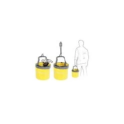 Seau Souple & Pliable 15L Jaune Zulupack -Fishing Shop seau souple and pliable 15l jaune zulupack 2