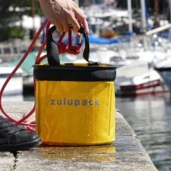 Seau Souple & Pliable 15L Jaune Zulupack -Fishing Shop seau souple and pliable 15l jaune zulupack 4