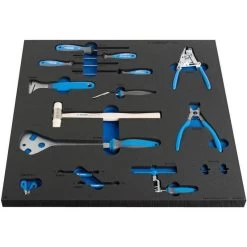 Unior Sos Set D'outils Généraux Pour Bicyclettes - 560 X 570 X 40 Mm / 14 Pcs - 3 Kg