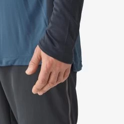 Tee-shirt De Pêche Anti-UV 500 Capuche Bleu -Fishing Shop tee shirt de peche anti uv 500 capuche bleu 3