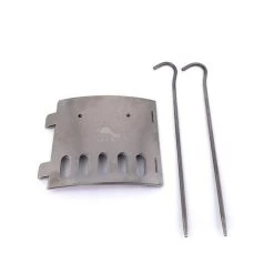 Toaks Ti Stand-Titanium Réchaud à Alcool Double Support Et Ecran Anti-Vent -Fishing Shop toaks ti stand titanium rechaud a alcool double support et ecran anti vent 3