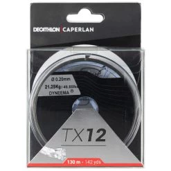 TRESSE DE PÊCHE AUX LEURRES TX12 GRISE 130 M -Fishing Shop tresse de peche aux leurres tx12 grise 130 m 2