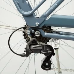 VELO DE VILLE ELOPS 120 à CADRE BAS BLEU -Fishing Shop velo de ville elops 120 a cadre bas bleu 4