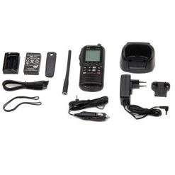 VHF Portable 6W étanche Flottante GPS, Grand écran, Noire -Fishing Shop vhf portable 6w etanche flottante gps grand ecran noire 1