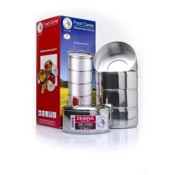 Zebra Porte-nourriture En Acier Inoxydable 16 Cm X 5 Couches -Fishing Shop zebra porte nourriture en acier inoxydable 16 cm x 5 couches 2